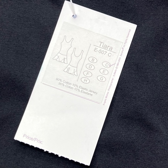 Sansha Esona Ballet Leotard Dress Black Size C = Girl’s 6 Skirt Tank New NWT - Picture 5 of 7